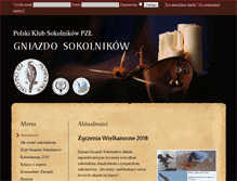 Tablet Screenshot of gniazdosokolnikow.pl